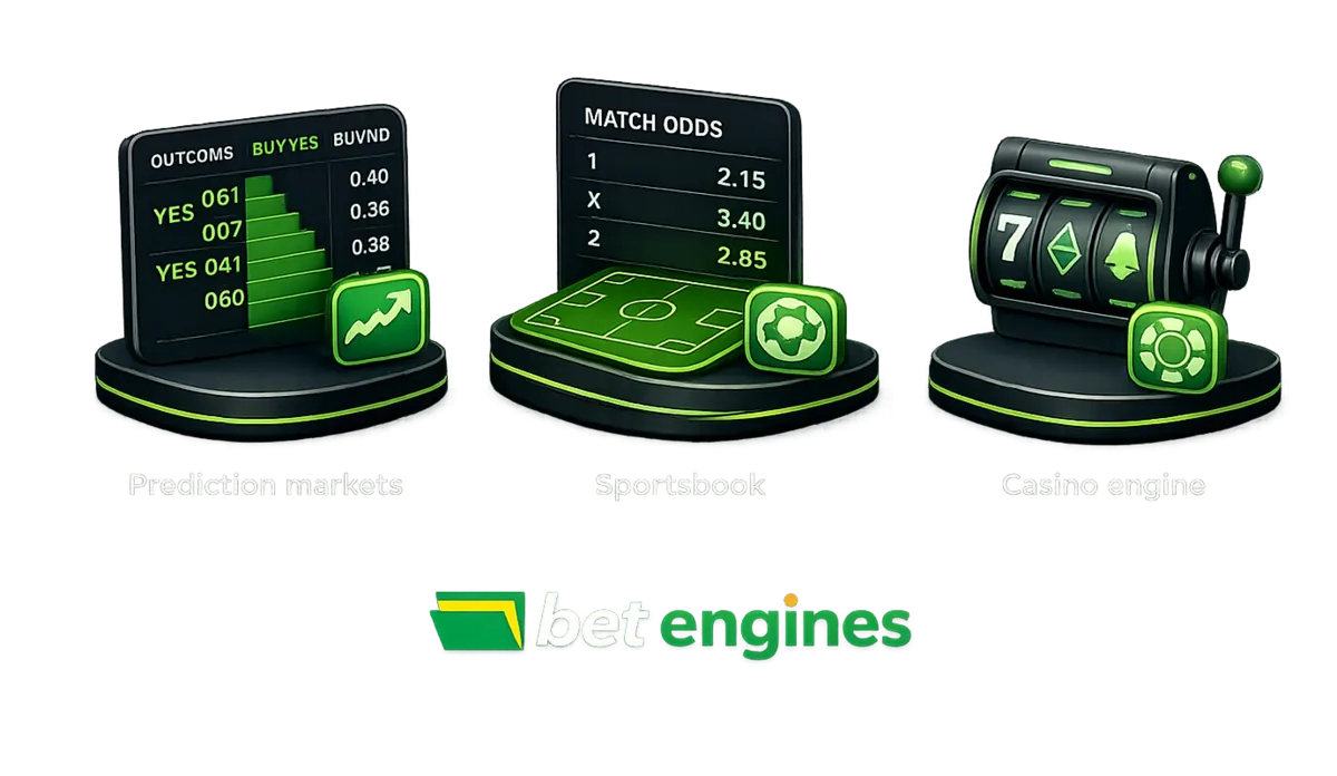 BetEngines prediction market software, sportsbook and casino integration for operators